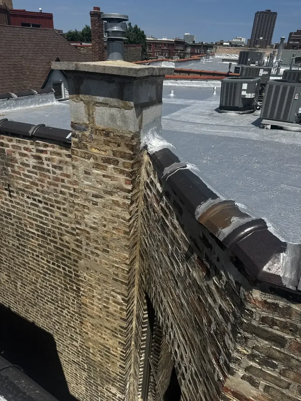Commercial Roof Flashing Failure Repair in Johns Creek, GA