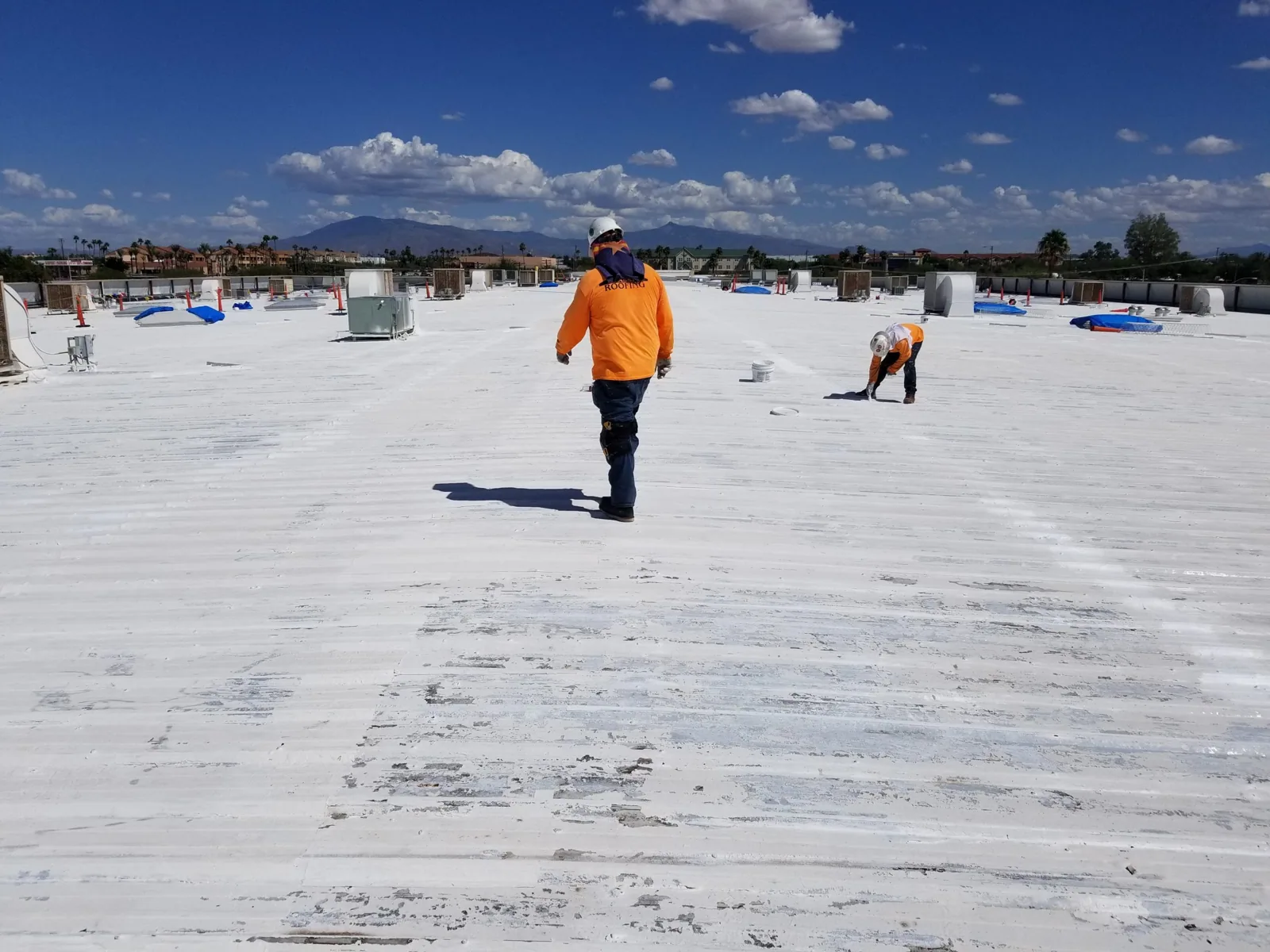 Commercial Heat and UV Roof Damage Repair in Johns Creek, GA
