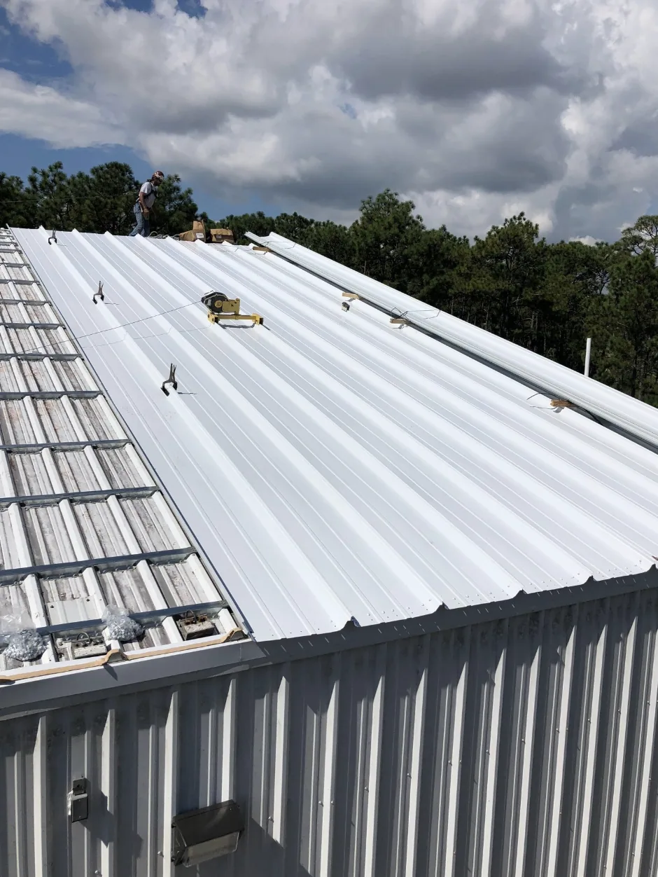 Commercial Metal Roof Retrofit in Johns Creek, GA